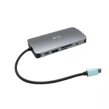 obrázek produktu i-tec USB-C Metal Nano Dock HDMI/VGA with LAN, Power Delivery 100 W