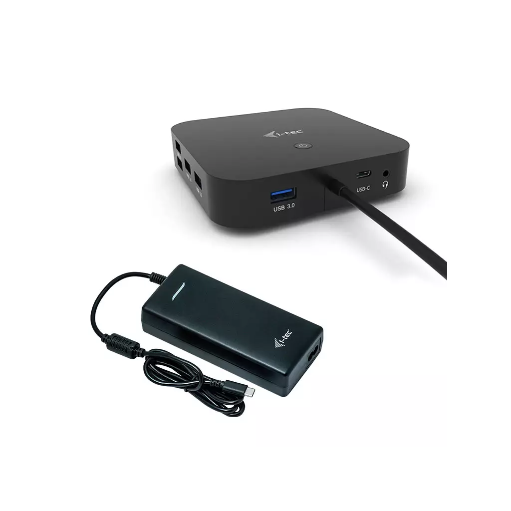 Obrázek produktu i-tec USB-C Dual Display Docking Station s Power Delivery 100W + i-tec Universal Charger 112W