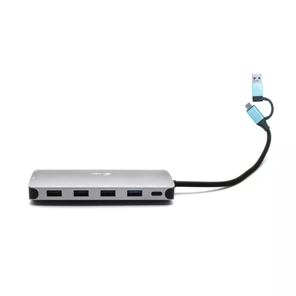 Obrázek produktu i-tec USB 3.0/USB-C/TB3 3x Display Metal Nano Dock with LAN, PD 100W