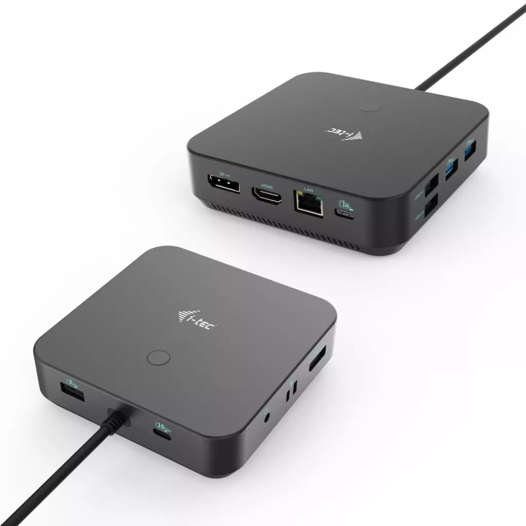 Obrázek produktu i-tec USB-C HDMI + Dual DP Docking Station, Power Delivery 100W + zdroj 112W