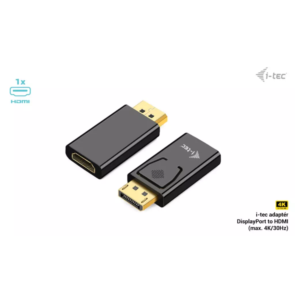 Obrázek produktu i-tec Passive DisplayPort to HDMI Adapter (max. 4K/30Hz)