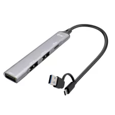 obrázek produktu i-tec USB-A/USB-C Metal HUB 1x USB-C 3.1 + 3x USB 2.0