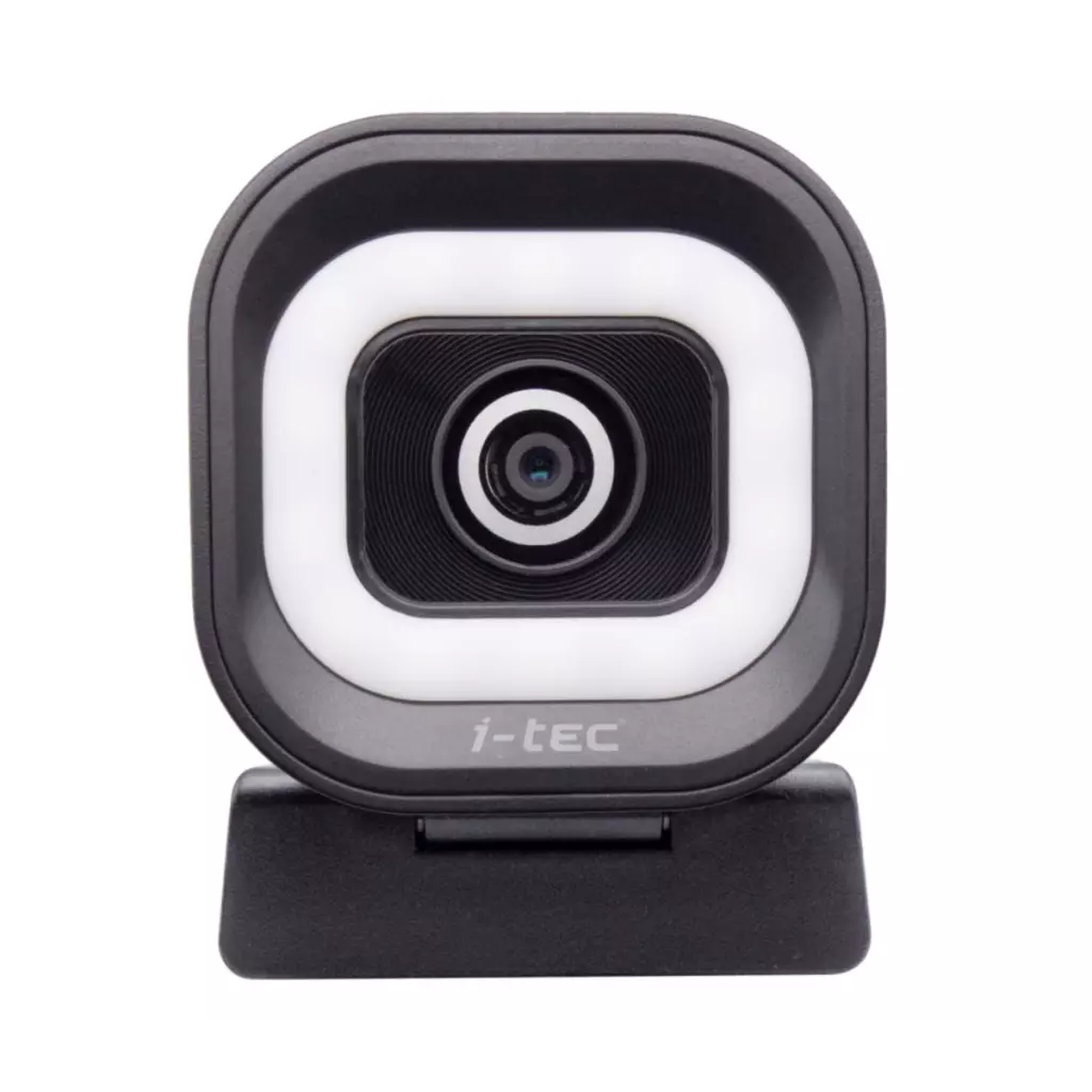 Obrázek produktu i-tec SOLOMON 700 STREAM 4K Webcam s LED osvětlením