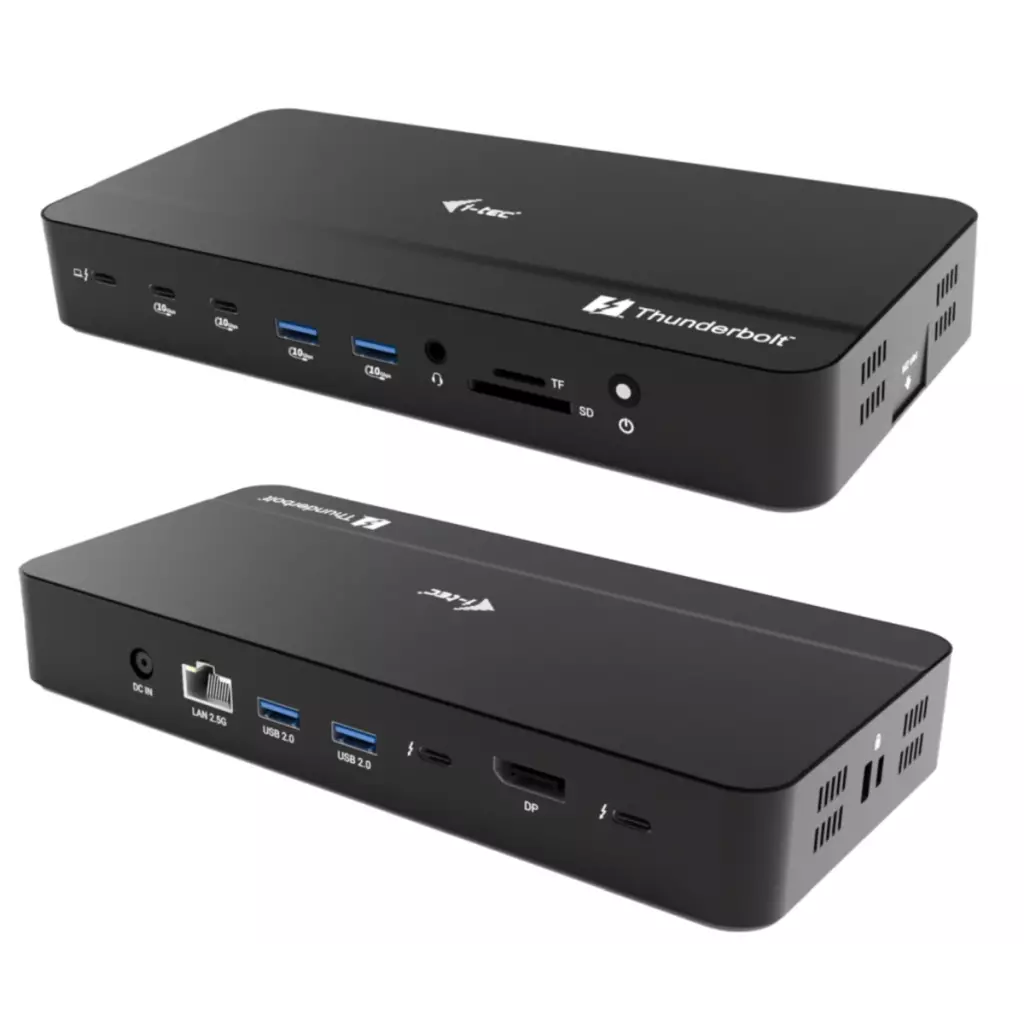 Obrázek produktu i-tec Thunderbolt 5 Triple Display Docking Station, M.2 slot, 6x USB, 2.5 GLAN, Power Delivery 140W