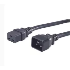 obrázek produktu PremiumCord Kabel síťový prodlužovací  230V 16A 1,5m, konektory IEC 320 C19 - IEC 320 C20