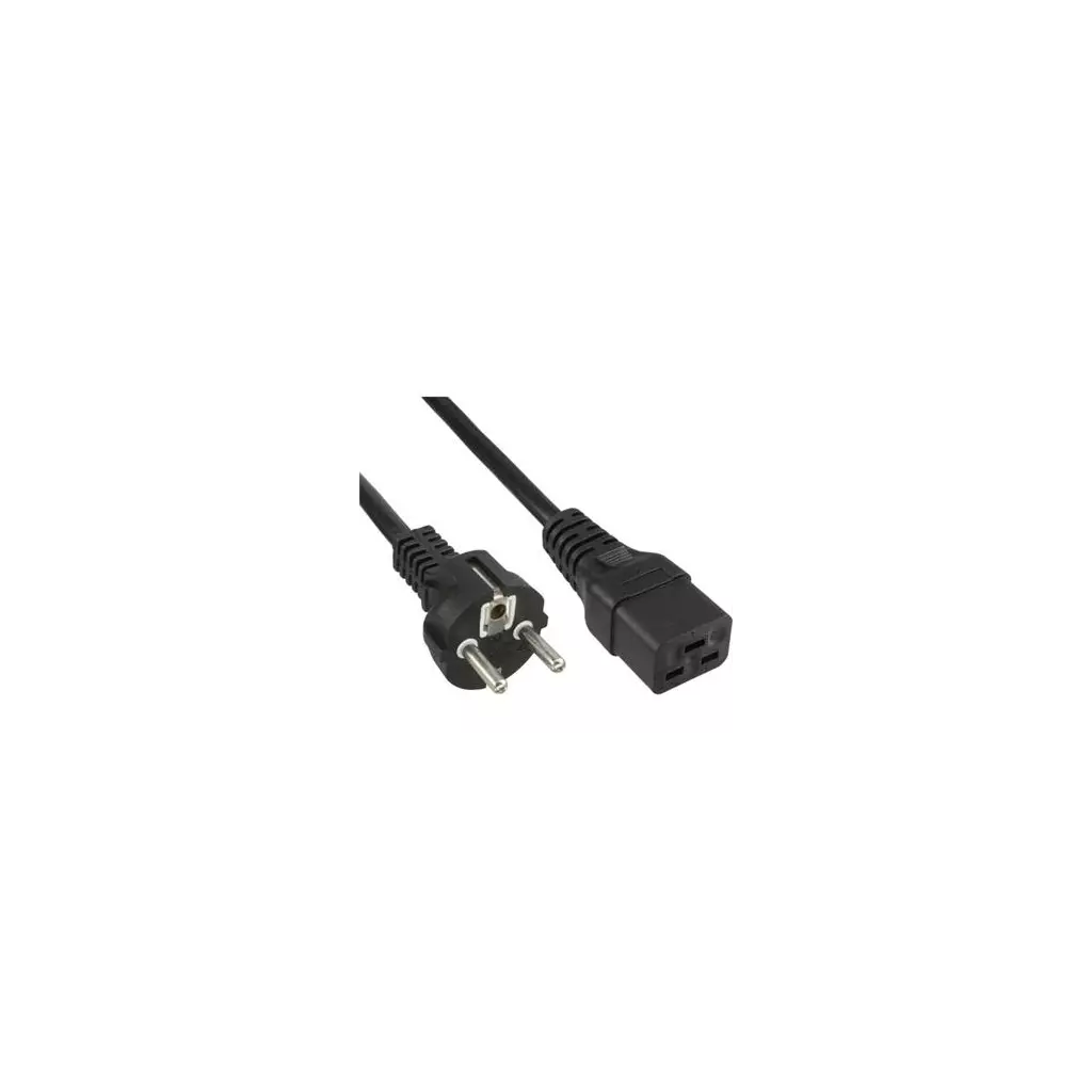 Obrázek produktu PremiumCord Kabel síťový k počítači 230V 16A 3m  IEC 320 C19 konektor