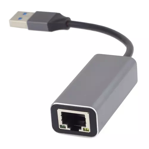 obrázek produktu PremiumCord adaptér USB3.0 -> LAN RJ45 ETHERNET 10/100/1000 MBIT Aluminium