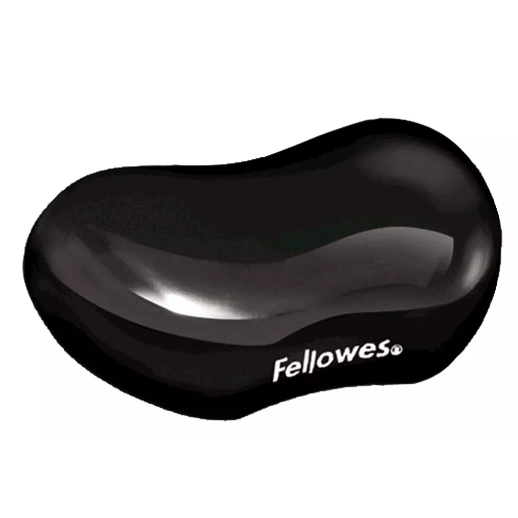 Obrázek produktu Fellowes Podložka pod zápěstí CRYSTAL gelová černá