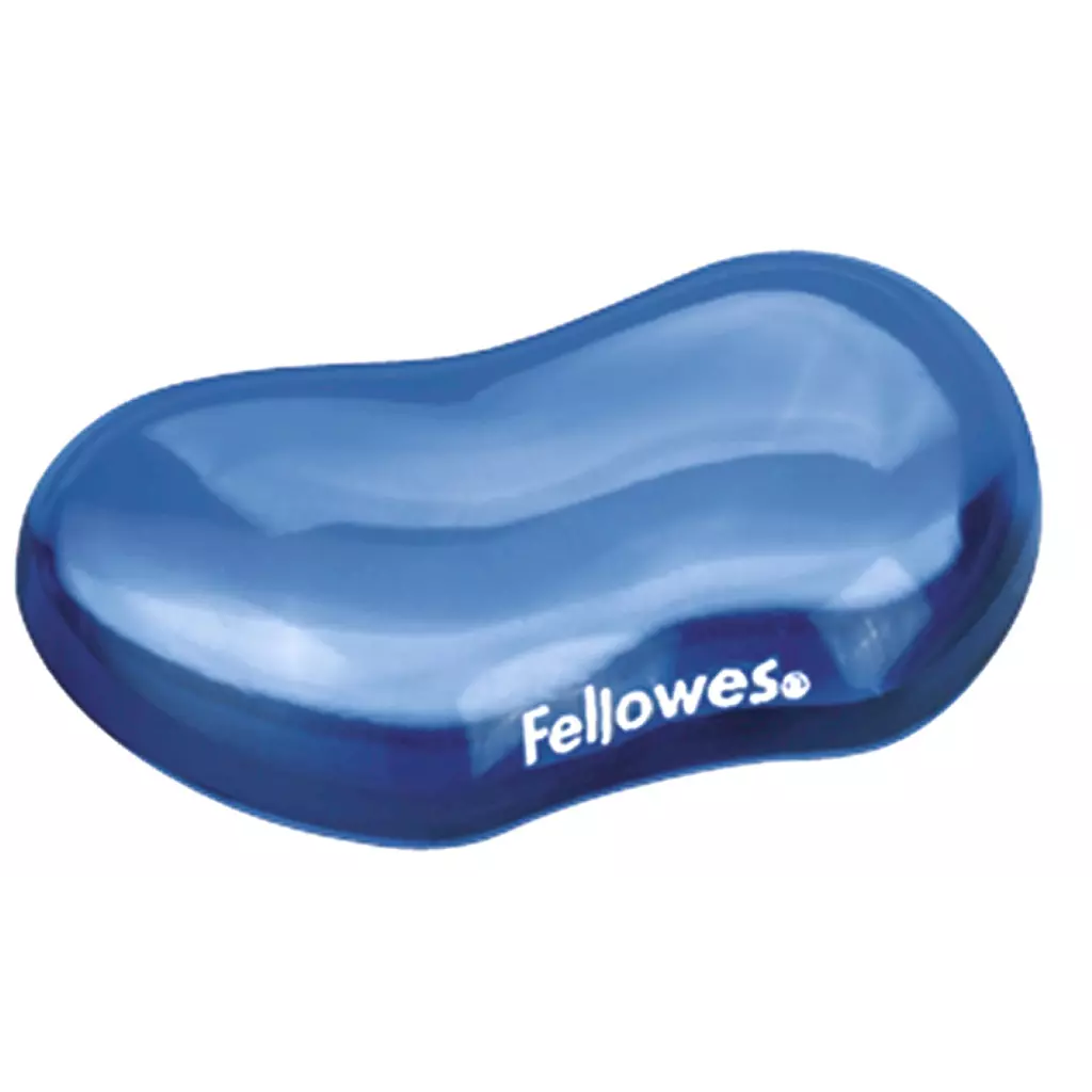 Obrázek produktu Fellowes Podložka pod zápěstí CRYSTAL gelová modrá