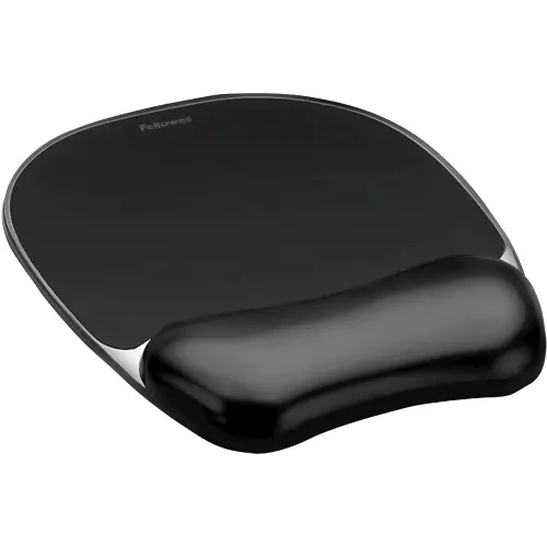obrázek produktu Fellowes Podložka pod myš a zápěstí CRYSTAL gelová černá