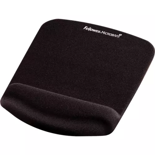 obrázek produktu Podložka pod myš a zápěstí Fellowes PlushTouch černá