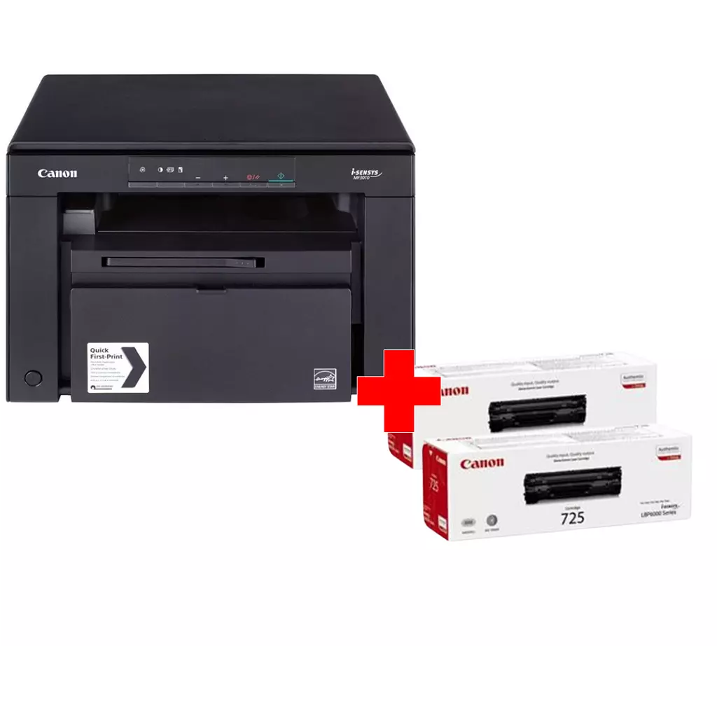 Obrázek produktu Canon i-SENSYS/MF3010 + 2x toner/MF/Laser/A4/USB