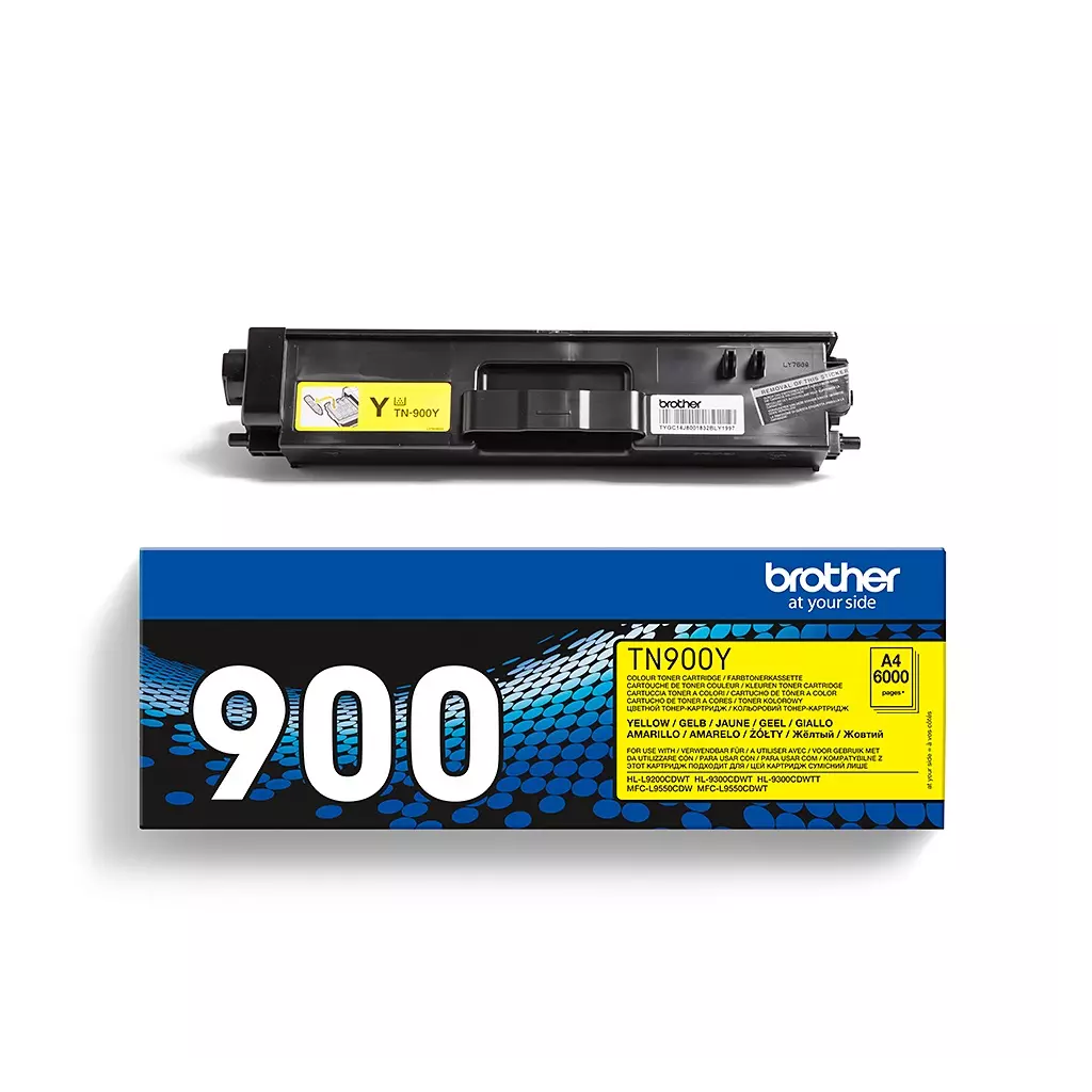 Obrázek produktu Brother TN-900Y, toner yellow, 6 000 str.
