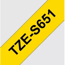 obrázek produktu TZE-S651, žlutá/černá, 24mm