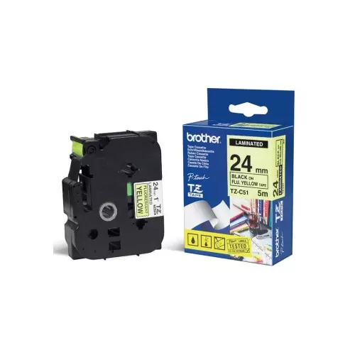 obrázek produktu TZE-C51, signální žlutá/černá, 24mm