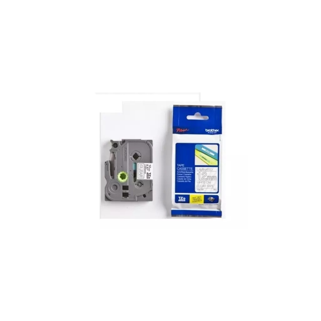 Obrázek produktu TZE-135,  průsvitná/bílá, 12 mm