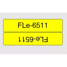 obrázek produktu Brother FLE-6511, erná na žluté, 21 mm šířka