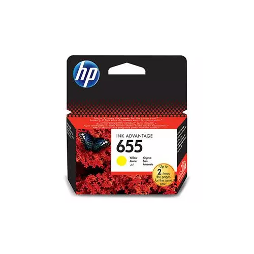 obrázek produktu HP 655 žlutá inkoustová kazeta, CZ112AE