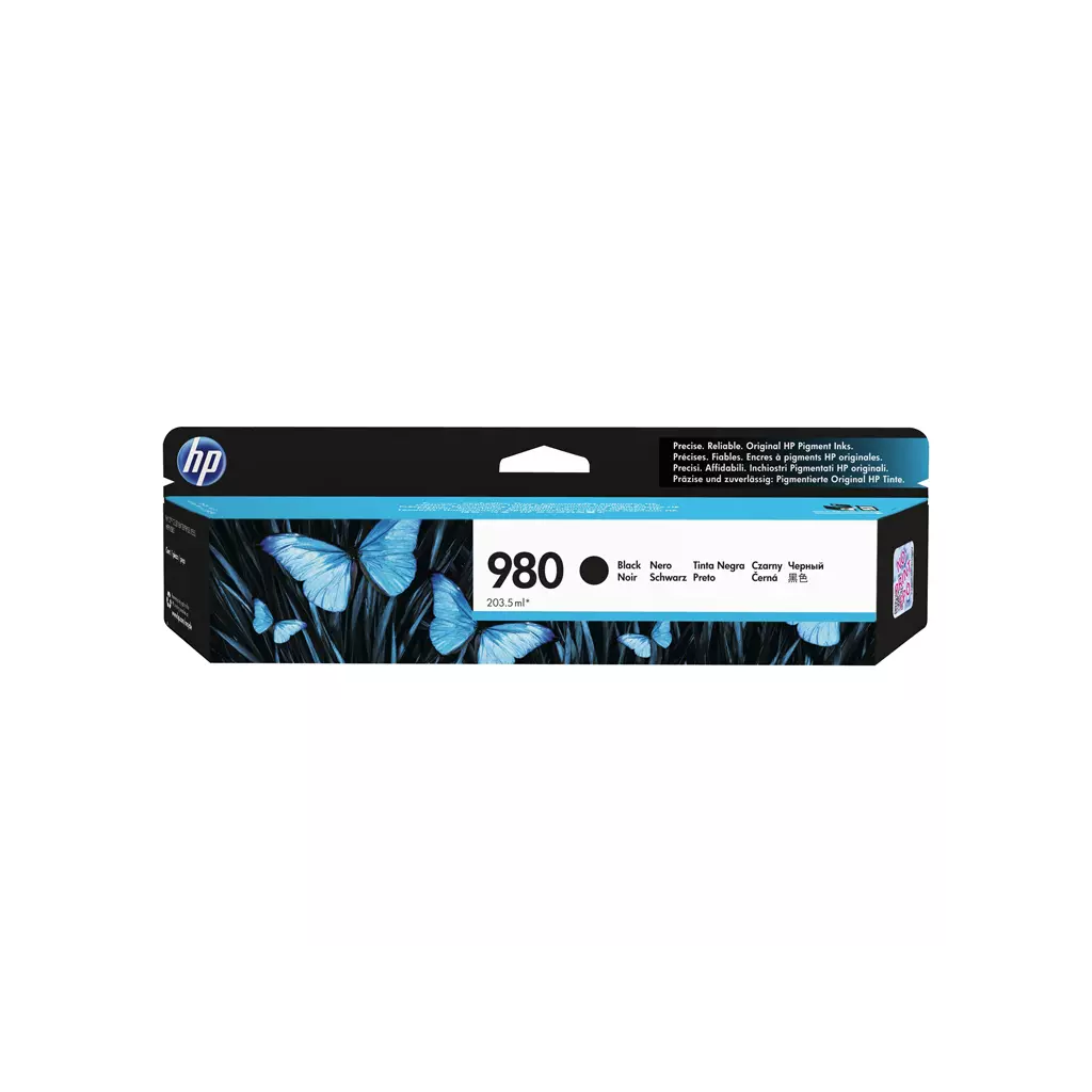 Obrázek produktu HP 980 černá inkoustová kazeta, D8J10A