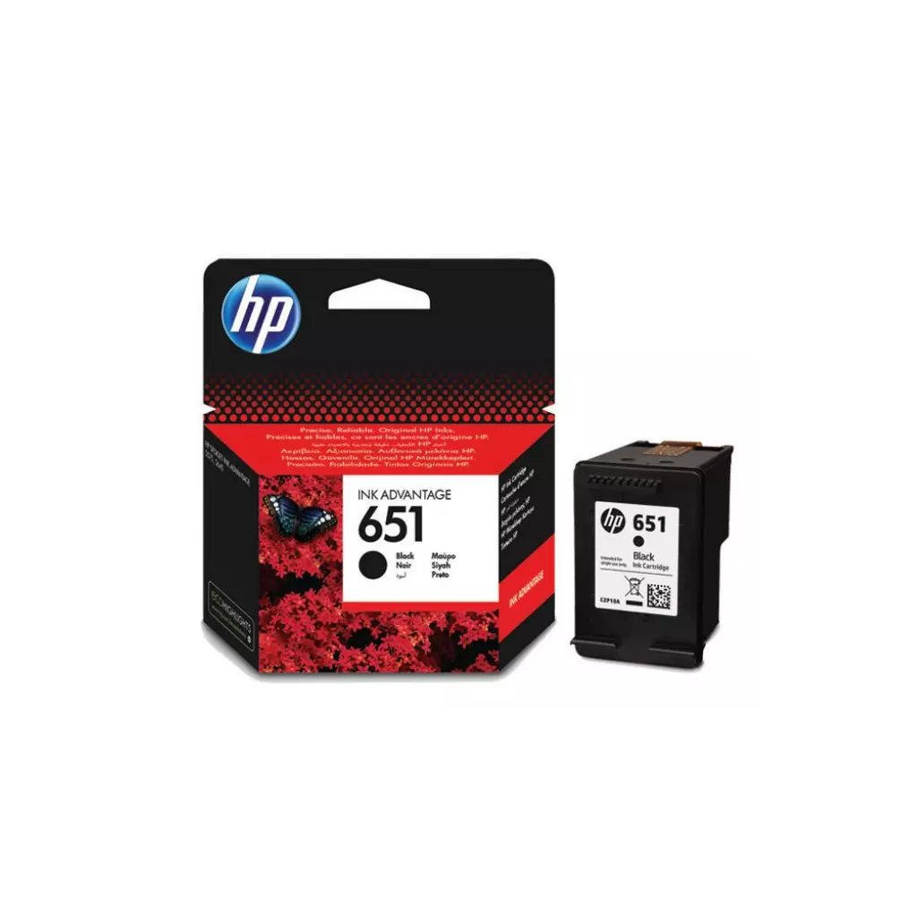 Obrázek produktu HP 651 černá ink kazeta, C2P10AE