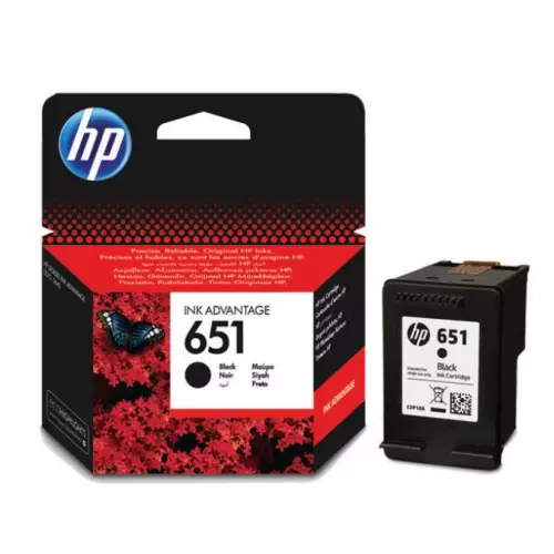 obrázek produktu HP 651 černá ink kazeta, C2P10AE