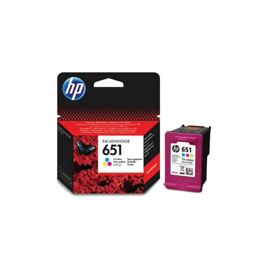 Obrázek produktu HP 651 3barevná ink kazeta, C2P11AE