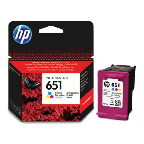 obrázek produktu HP 651 3barevná ink kazeta, C2P11AE
