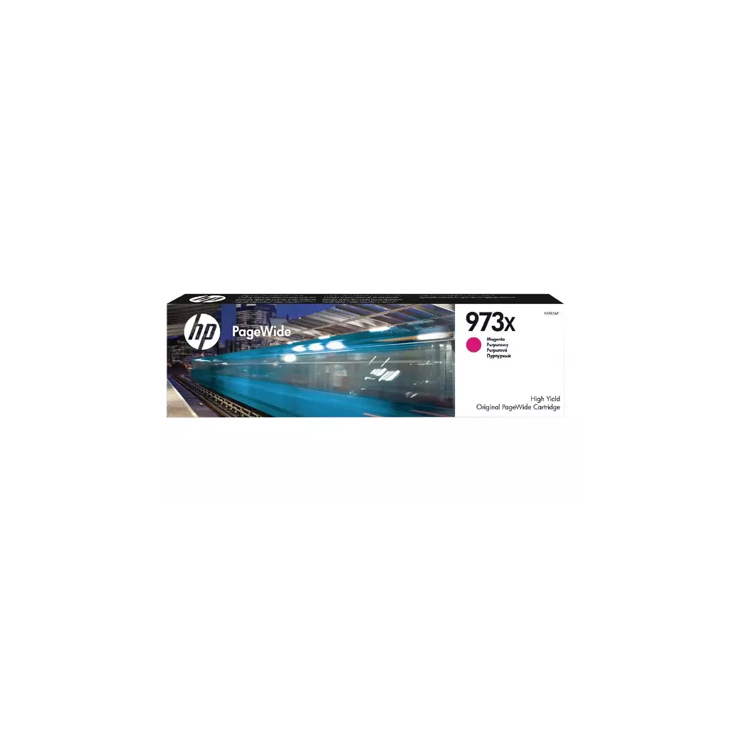 Obrázek produktu HP 973X purpurová inkoustová kazeta, F6T82AE