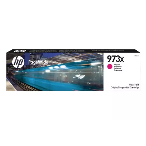 obrázek produktu HP 973X purpurová inkoustová kazeta, F6T82AE
