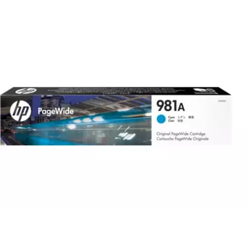 obrázek produktu HP 981A - azurová inkoustová kazeta, J3M68A