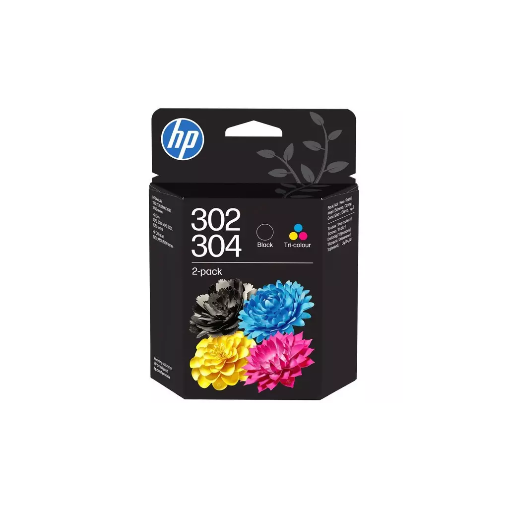 Obrázek produktu HP 302/304 Tri-color/Black Ink Crtg 2-Pk