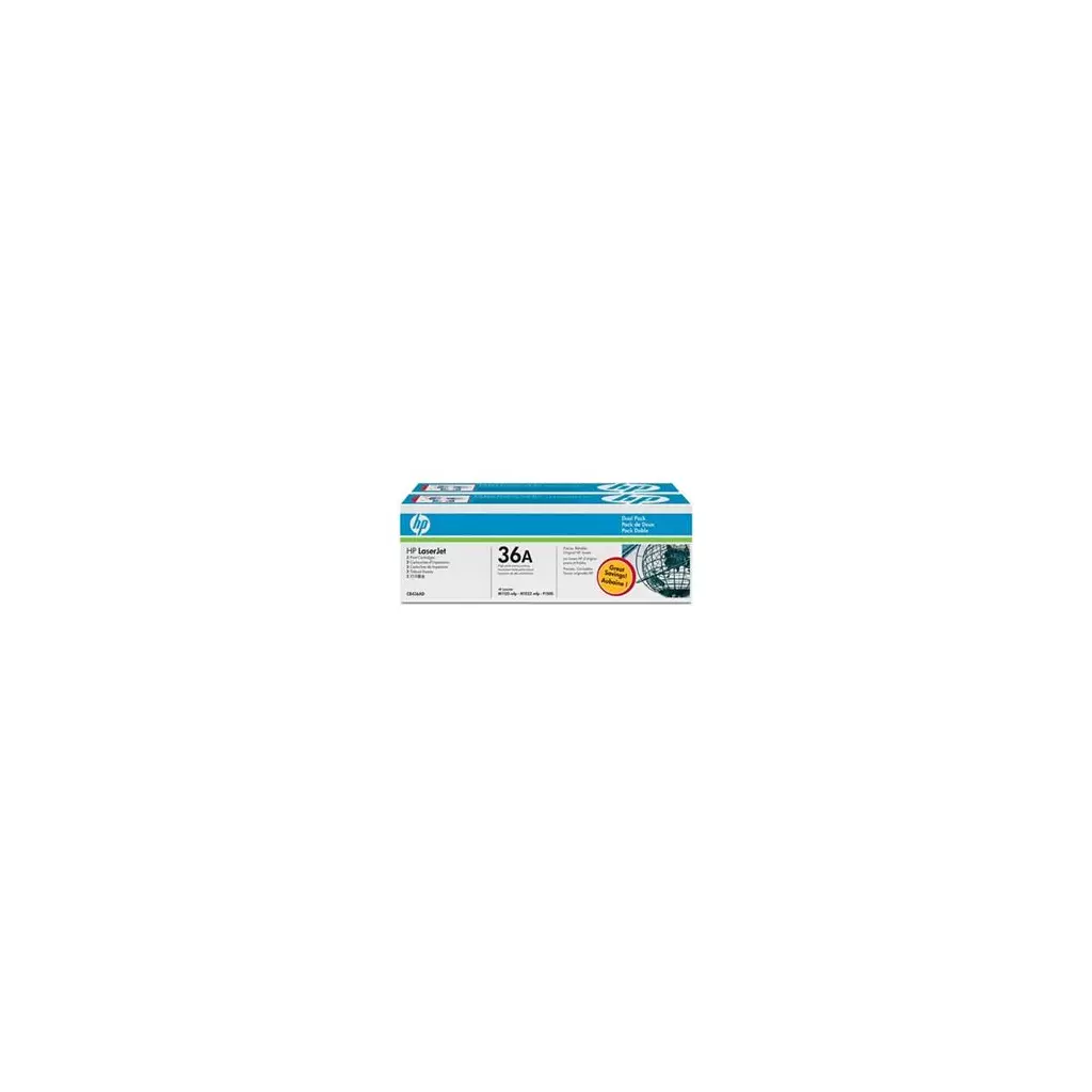 Obrázek produktu HP tisková kazeta černá, 2-pack CB436AD