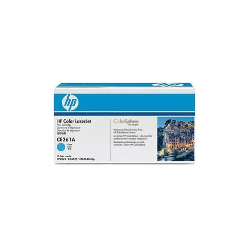 obrázek produktu HP tisková kazeta azurová, CE261A