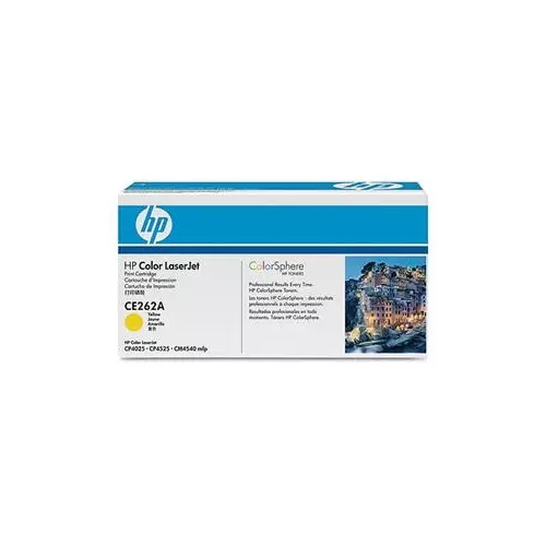 obrázek produktu HP tisková kazeta žlutá, CE262A