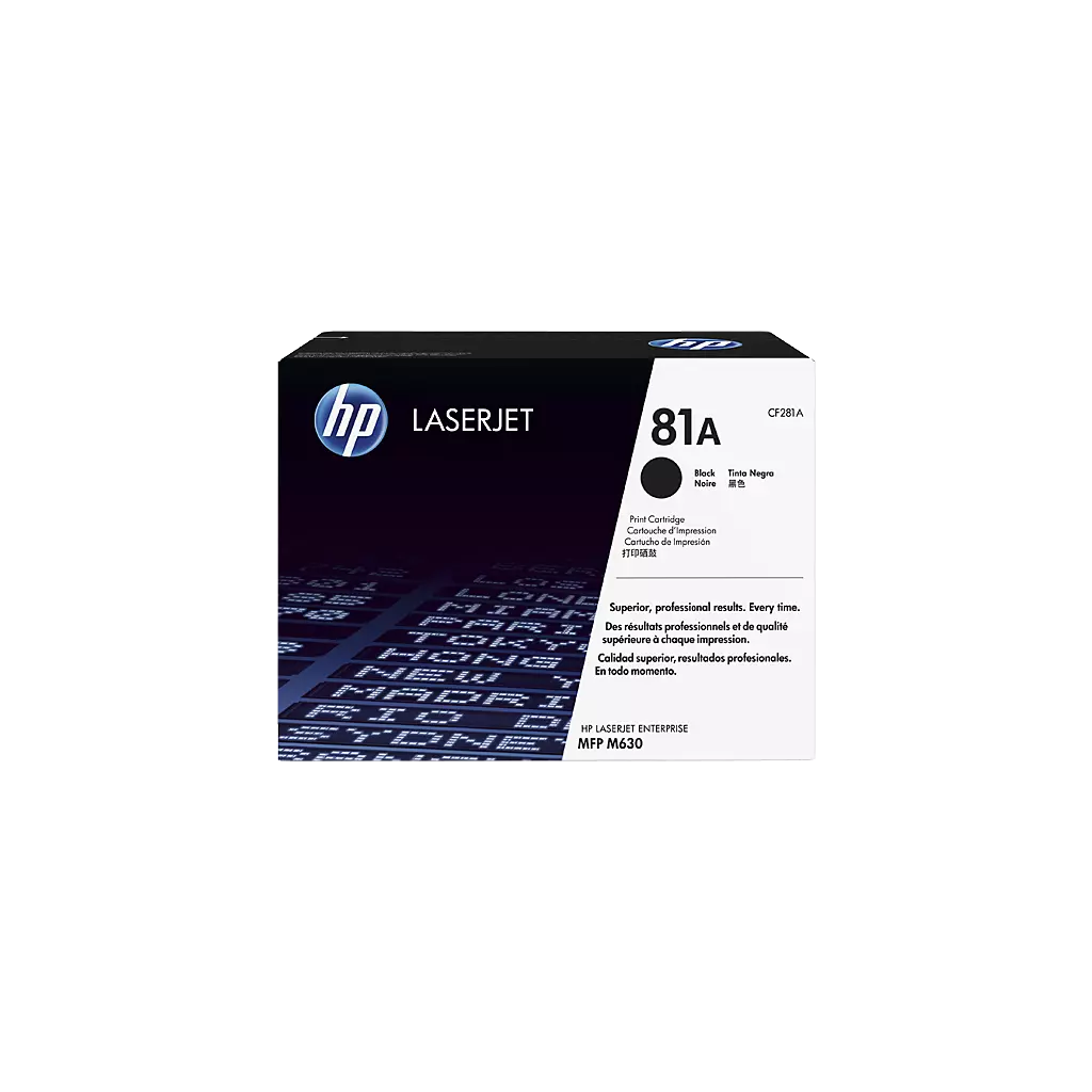 Obrázek produktu HP 81A tisková kazeta černá, CF281A