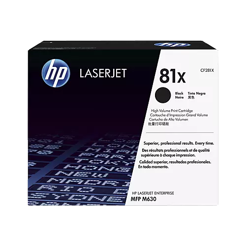 obrázek produktu HP 81X tisková kazeta černá velká, CF281X
