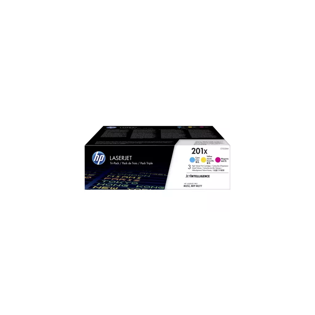 Obrázek produktu HP 201X 3-pack CMY, CF253XM