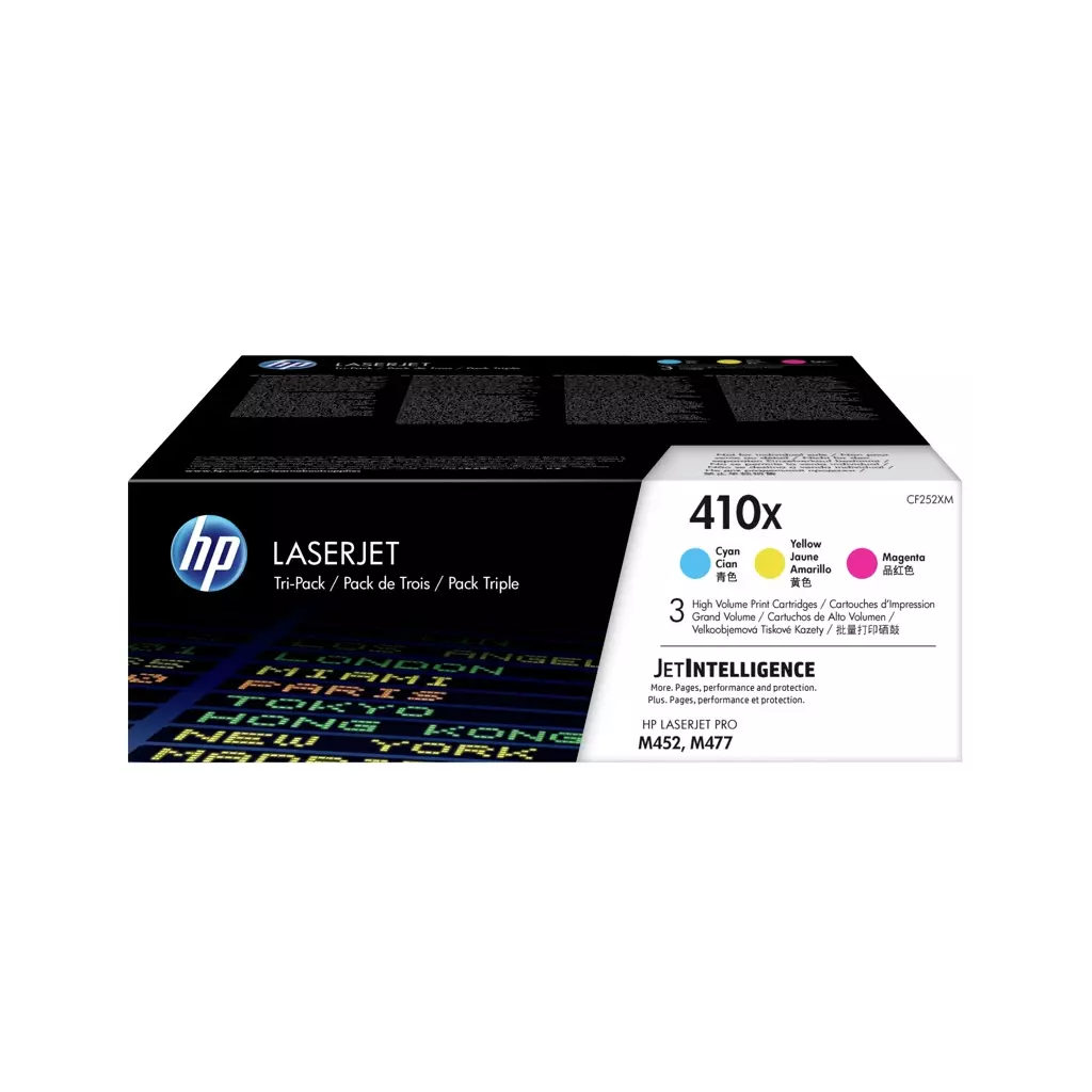 Obrázek produktu HP 410X 3-pack CMY, CF252XM