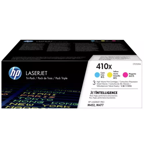 obrázek produktu HP 410X 3-pack CMY, CF252XM