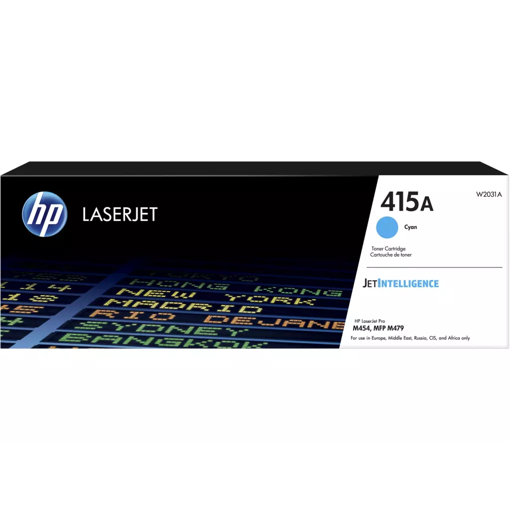 Obrázek produktu HP 415A Cyan LaserJet Toner Cartridge, W2031A