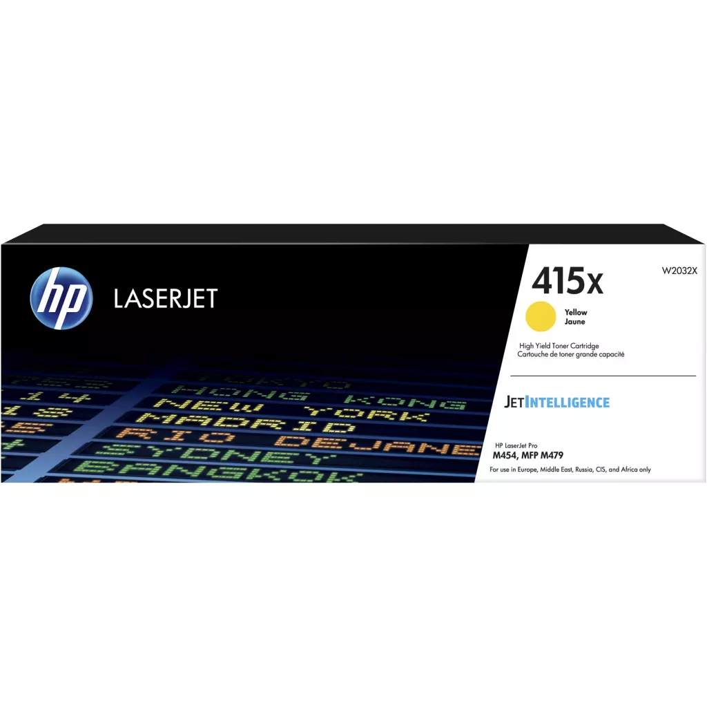 Obrázek produktu HP 415X Yellow LaserJet Toner Cartridge, W2032X