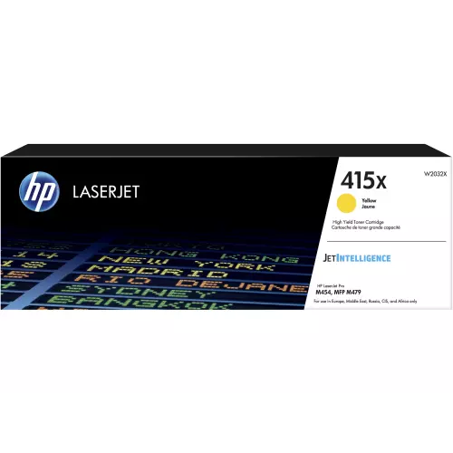 obrázek produktu HP 415X Yellow LaserJet Toner Cartridge, W2032X