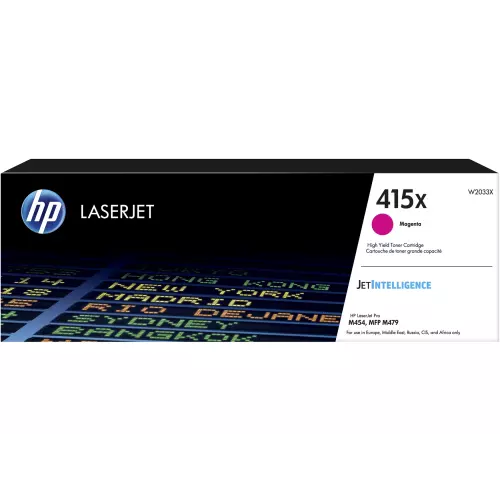 obrázek produktu HP 415X Magenta LaserJet Toner Cartridge, W2033X