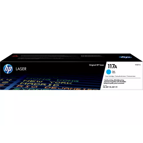 obrázek produktu HP 117A Azurový Laser Toner, W2071A