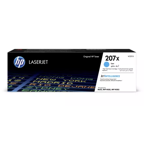 obrázek produktu HP 207X Azurový toner, W2211X