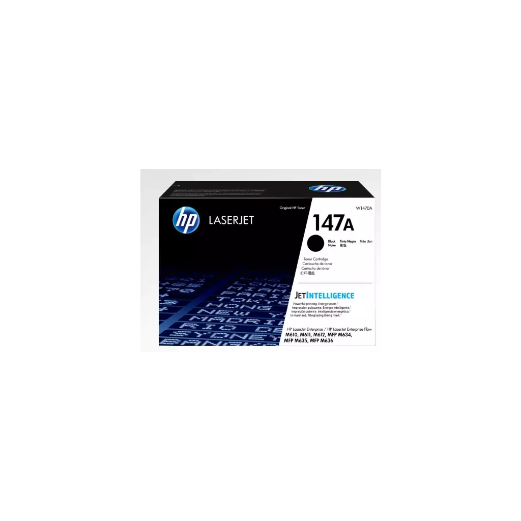 Obrázek produktu HP 147A LaserJet černá tonerová kazeta, W1470A