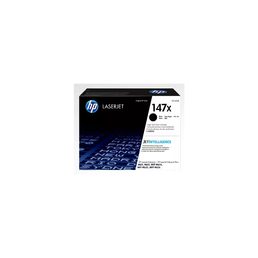 Obrázek produktu HP 147X LaserJet černá tonerová kazeta, W1470X
