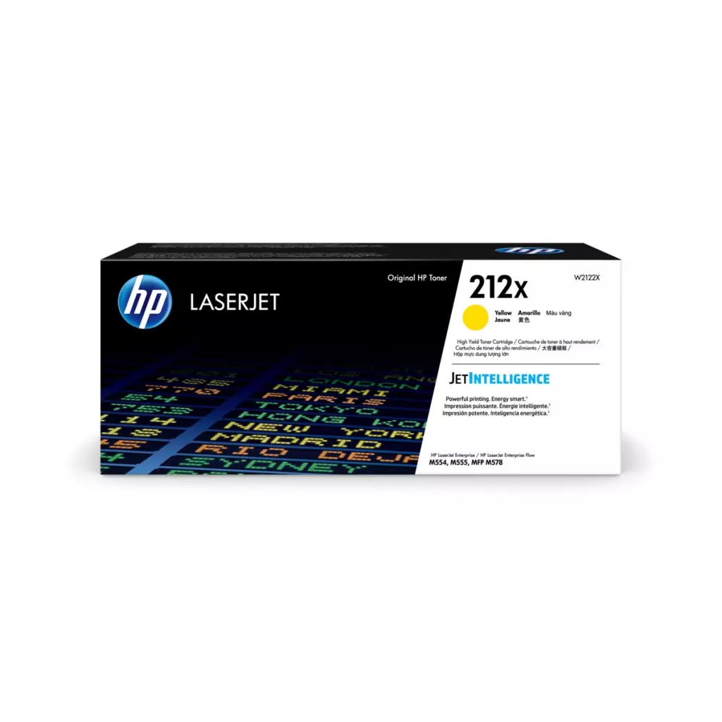 Obrázek produktu HP 212X LaserJet žlutá tonerová kazeta, W2122X