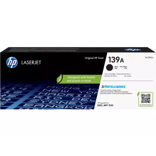 obrázek produktu HP 139A, černá tonerová kazeta 1500 stran, W1390A