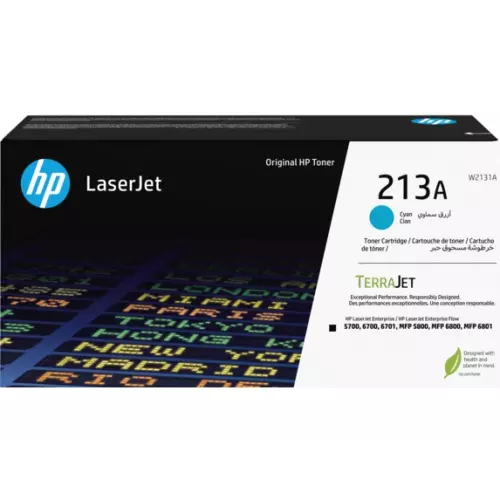 obrázek produktu HP W2131A, cyan toner. kazeta HP LaserJet 213A